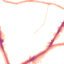 Night-time road noise heatmap for N4 1PU