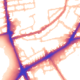 Daytime road noise heatmap for N4 1QF