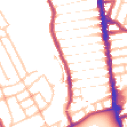 Daytime road noise heatmap for N4 1RH