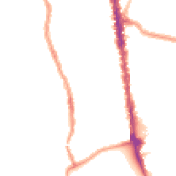 Night-time road noise heatmap for N4 1RP