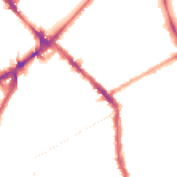 Night-time road noise heatmap for N4 2BT