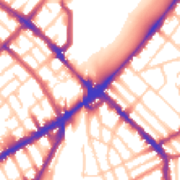 Daytime road noise heatmap for N4 2DQ