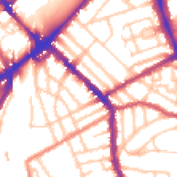 Daytime road noise heatmap for N4 2DR