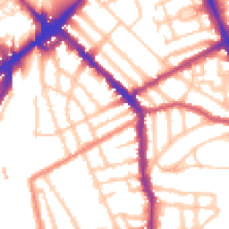 Daytime road noise heatmap for N4 2EA