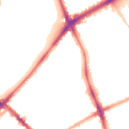 Night-time road noise heatmap for N4 2EG