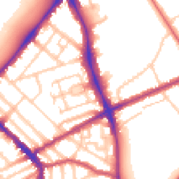 Daytime road noise heatmap for N4 2FA