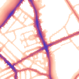 Daytime road noise heatmap for N4 2FQ