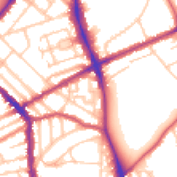 Daytime road noise heatmap for N4 2GD