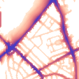 Daytime road noise heatmap for N4 2HH