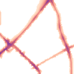Night-time road noise heatmap for N4 2HH