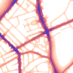 Daytime road noise heatmap for N4 2HP