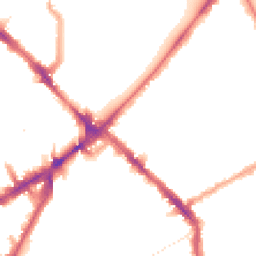 Night-time road noise heatmap for N4 2LA