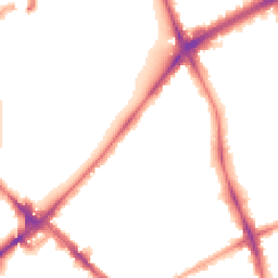 Night-time road noise heatmap for N4 2LG