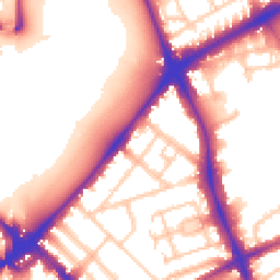 Daytime road noise heatmap for N4 2LU