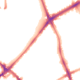 Night-time road noise heatmap for N4 2LU