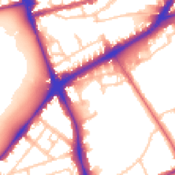 Daytime road noise heatmap for N4 2NF