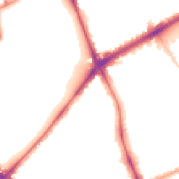 Night-time road noise heatmap for N4 2PS