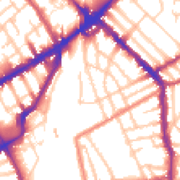 Daytime road noise heatmap for N4 2QE