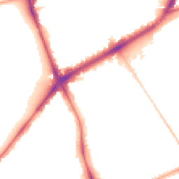 Night-time road noise heatmap for N4 2QF