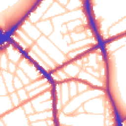 Daytime road noise heatmap for N4 2SS