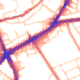 Daytime road noise heatmap for N4 2UZ