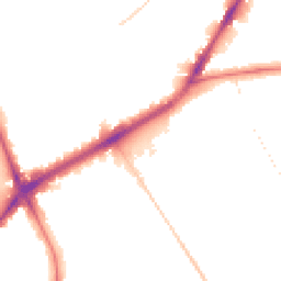 Night-time road noise heatmap for N4 2WD