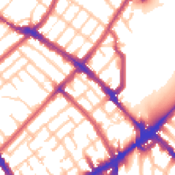 Daytime road noise heatmap for N4 3AA