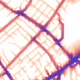 Daytime road noise heatmap for N4 3AE