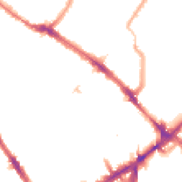 Night-time road noise heatmap for N4 3AE