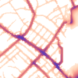 Daytime road noise heatmap for N4 3AT
