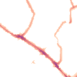 Night-time road noise heatmap for N4 3AT