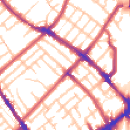 Daytime road noise heatmap for N4 3AZ
