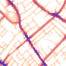 Daytime road noise heatmap for N4 3DU