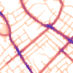 Daytime road noise heatmap for N4 3DY
