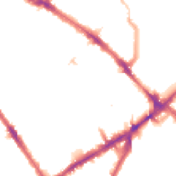 Night-time road noise heatmap for N4 3FA