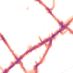 Night-time road noise heatmap for N4 3FL