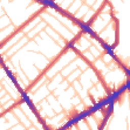 Daytime road noise heatmap for N4 3LD