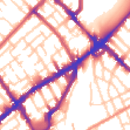Daytime road noise heatmap for N4 3NE