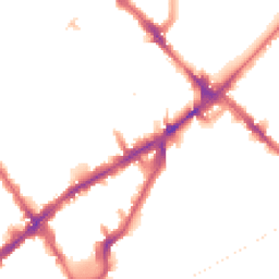Night-time road noise heatmap for N4 3NE