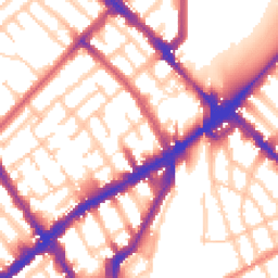 Daytime road noise heatmap for N4 3NH