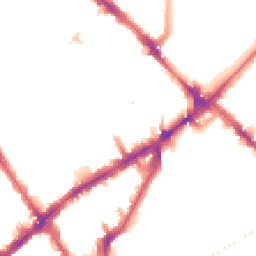 Night-time road noise heatmap for N4 3NH