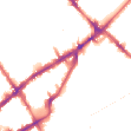 Night-time road noise heatmap for N4 3NY
