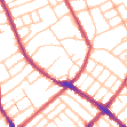 Daytime road noise heatmap for N4 4AN