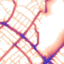 Daytime road noise heatmap for N4 4DA