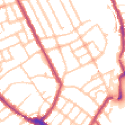 Daytime road noise heatmap for N4 4EJ