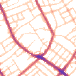 Daytime road noise heatmap for N4 4HH