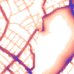 Daytime road noise heatmap for N4 4NA