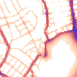 Daytime road noise heatmap for N4 4NY