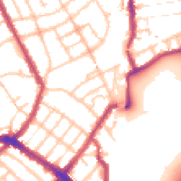 Daytime road noise heatmap for N4 4PH