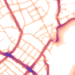 Daytime road noise heatmap for N4 4PR